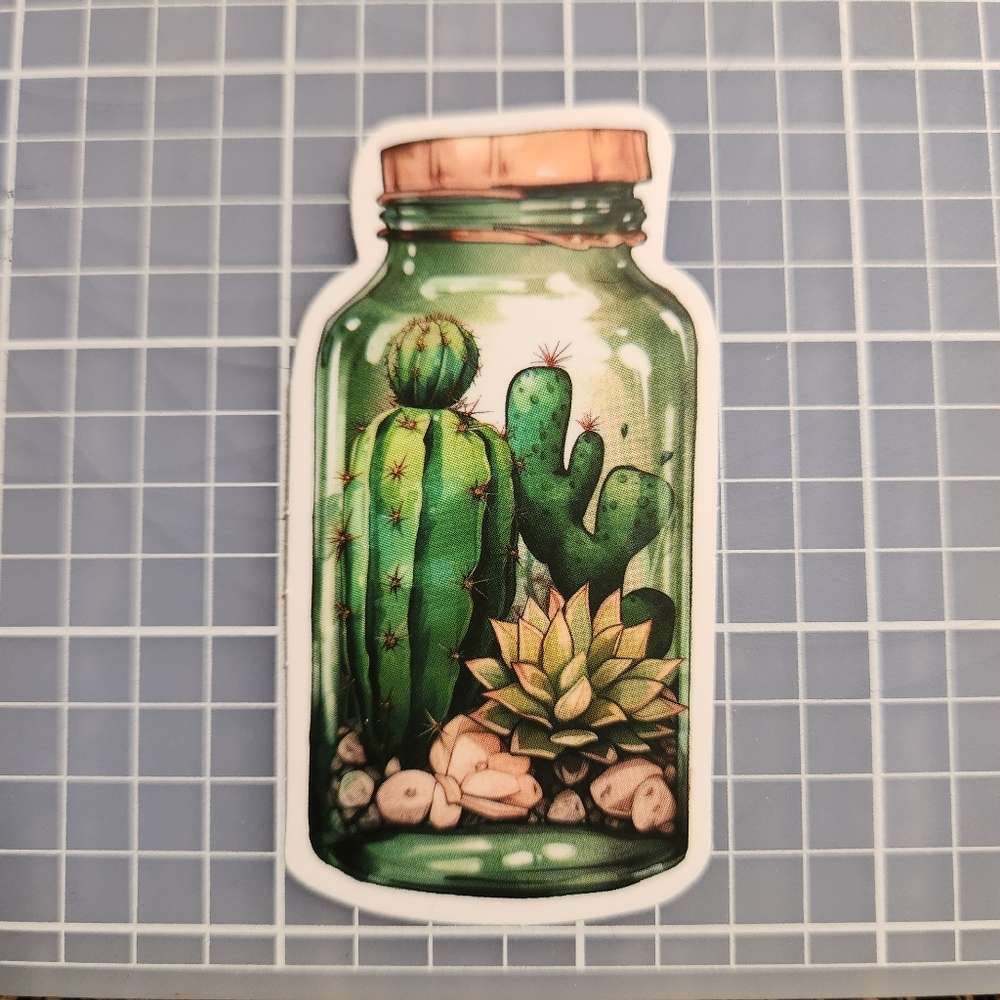10/$10 Stickers Cactus Succulents Plants